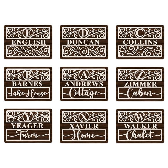 The Everything RECTANGLE Wood Sign 30 Sign Options 127 Different Icon Options - Picture 5 of 10